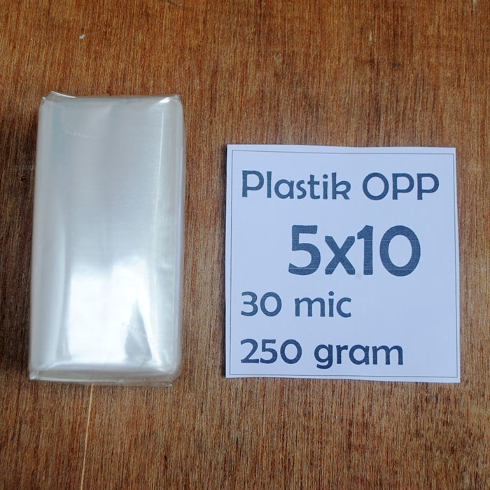 

Plastik OPP 5x10 cm 30 mic 250 gram tanpa lem