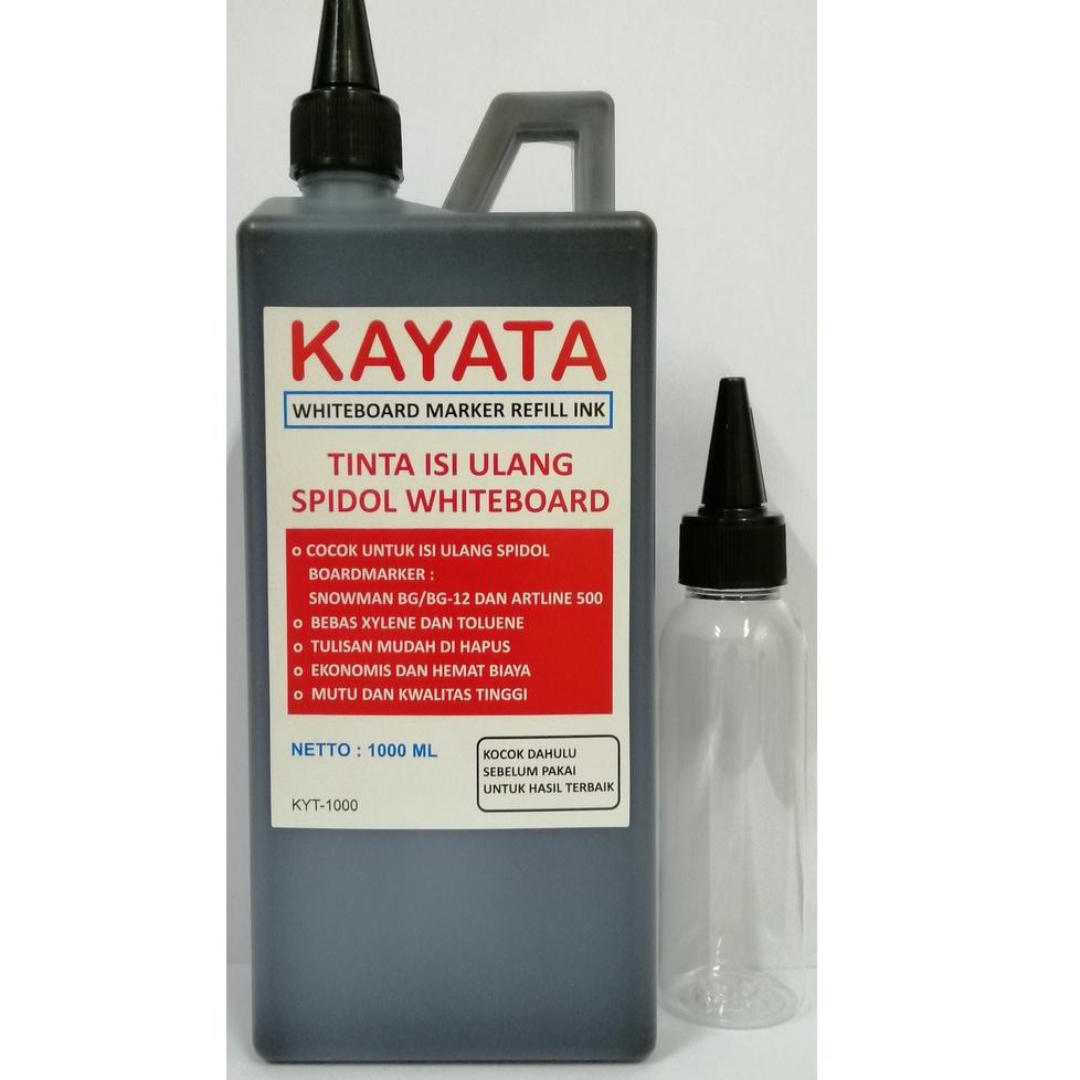 

[P-G8G] ✉] Tinta spidol whiteboard refill Kayata murah dan berkualitas 1000 ML Tinta isi ulang spidol-terviral