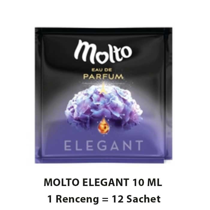 MOLTO SACHET PER RENCENG PELEMBUT DAN PEWANGI PAKAIAN (12 SACHET) - ELEGANT