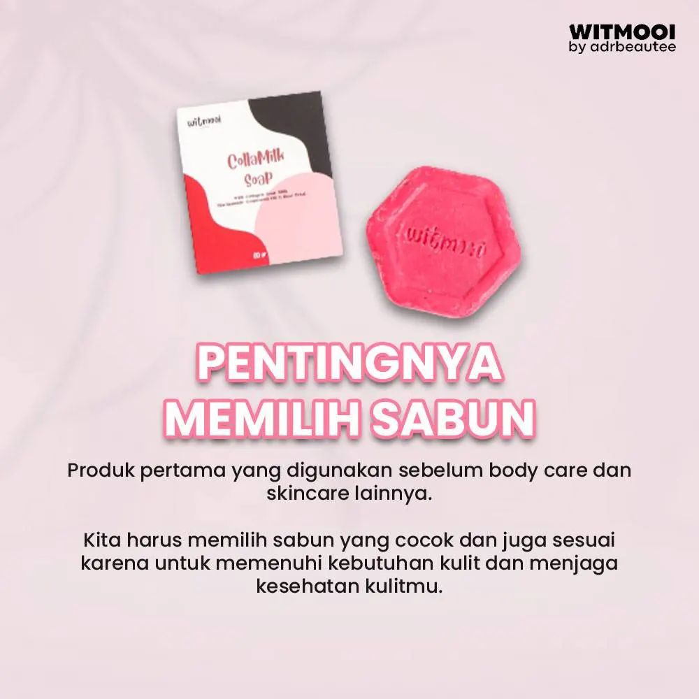 COLLA MILK SOAP by WITMOOI || SABUN PEMUTIH BADAN || WHITENING BODY SOAP