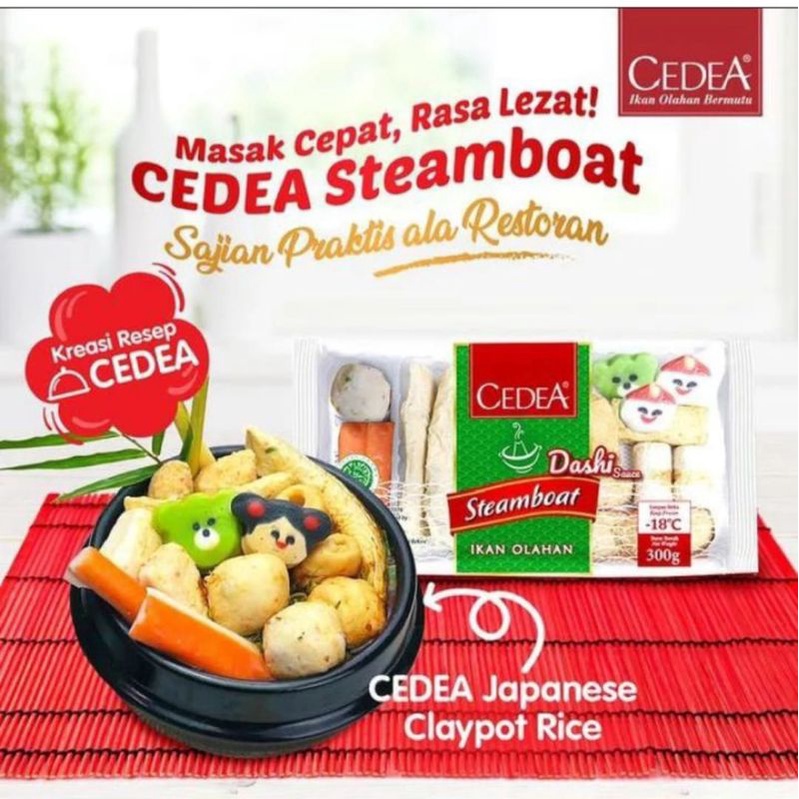 Cedea Steamboat Dashi dan tomyum 300gram