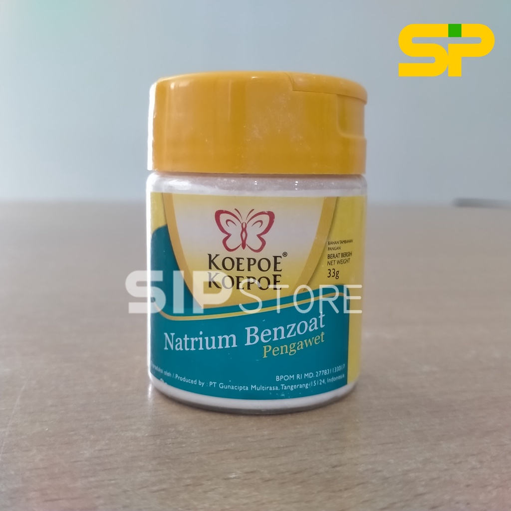 NATRIUM BENZOATE Koepoe Koepoe 33gr / Pengawet Makanan / Pengawet Minuman