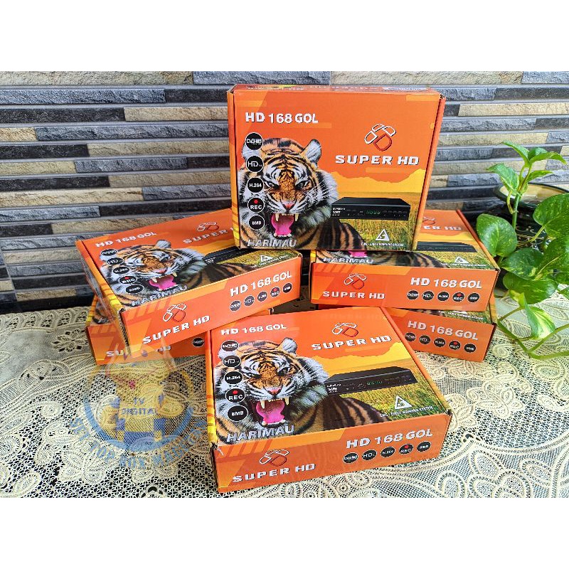Ready Stok... STB Set Top Box Super HD Harimau Gol 186 , STB Harimau, Set Top Box Harimau