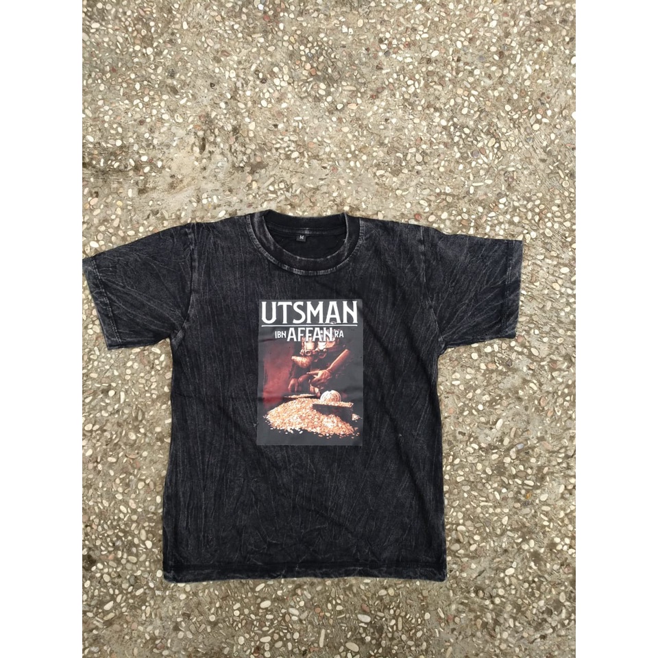 Baju anak / Kaos anak / Washing / Tye dye / Sahabat Rasulullah Utsman bin Affan