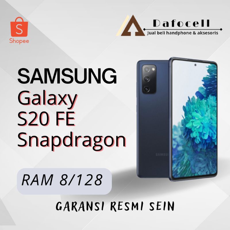 Jual Samsung Galaxy S20 Fe Ram 8128 Snapdragon New Garansi Resmi Sein Shopee Indonesia 1633