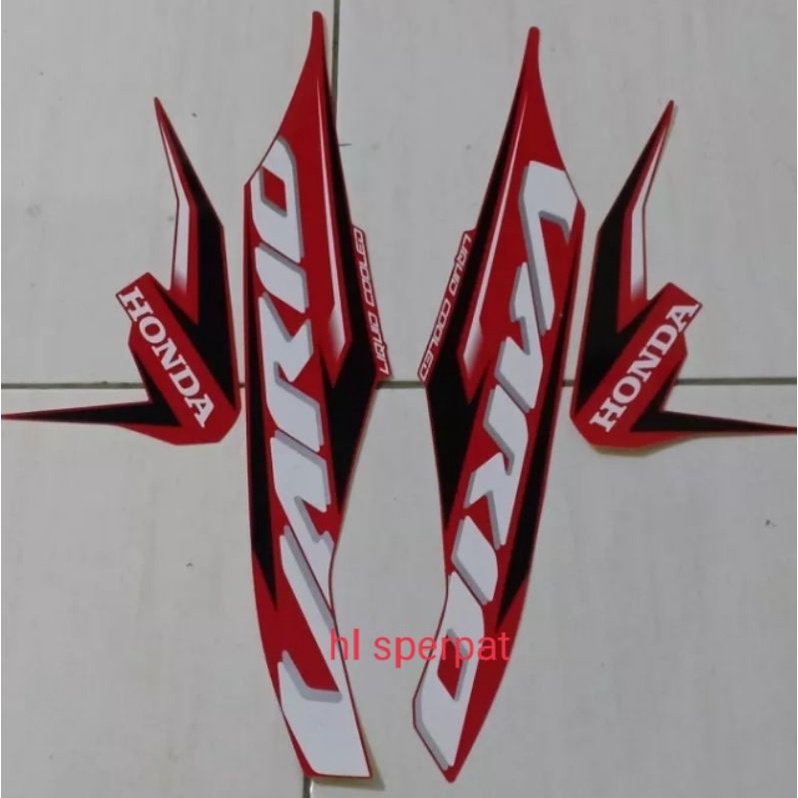 STRIKER striping Vario 150 new Original standar Pabrikan merah th 2018_2021