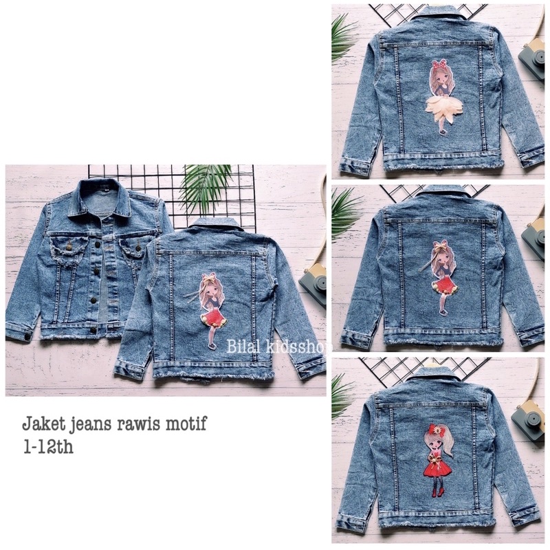 JAKET JEANS ANAK PEREMPUAN 1-12th