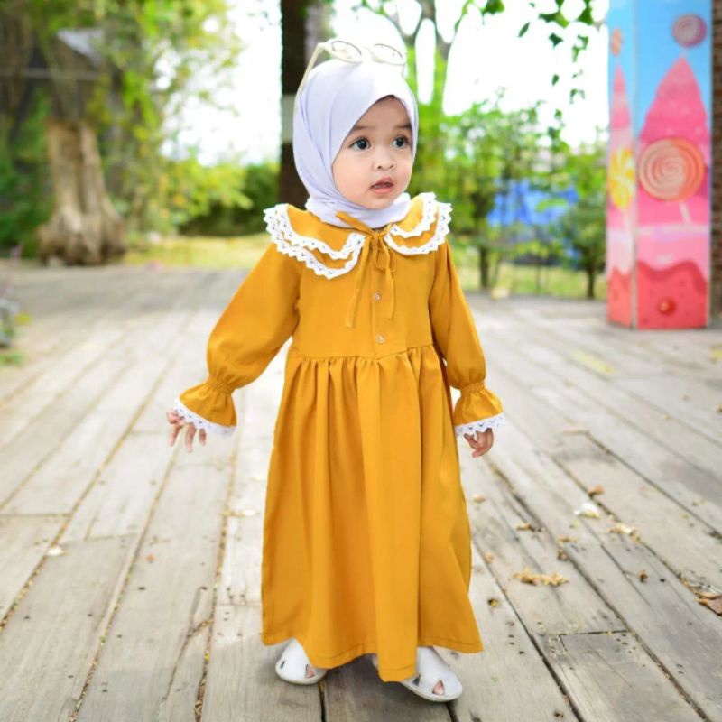 Gamis renda anak Gamis anak shakila