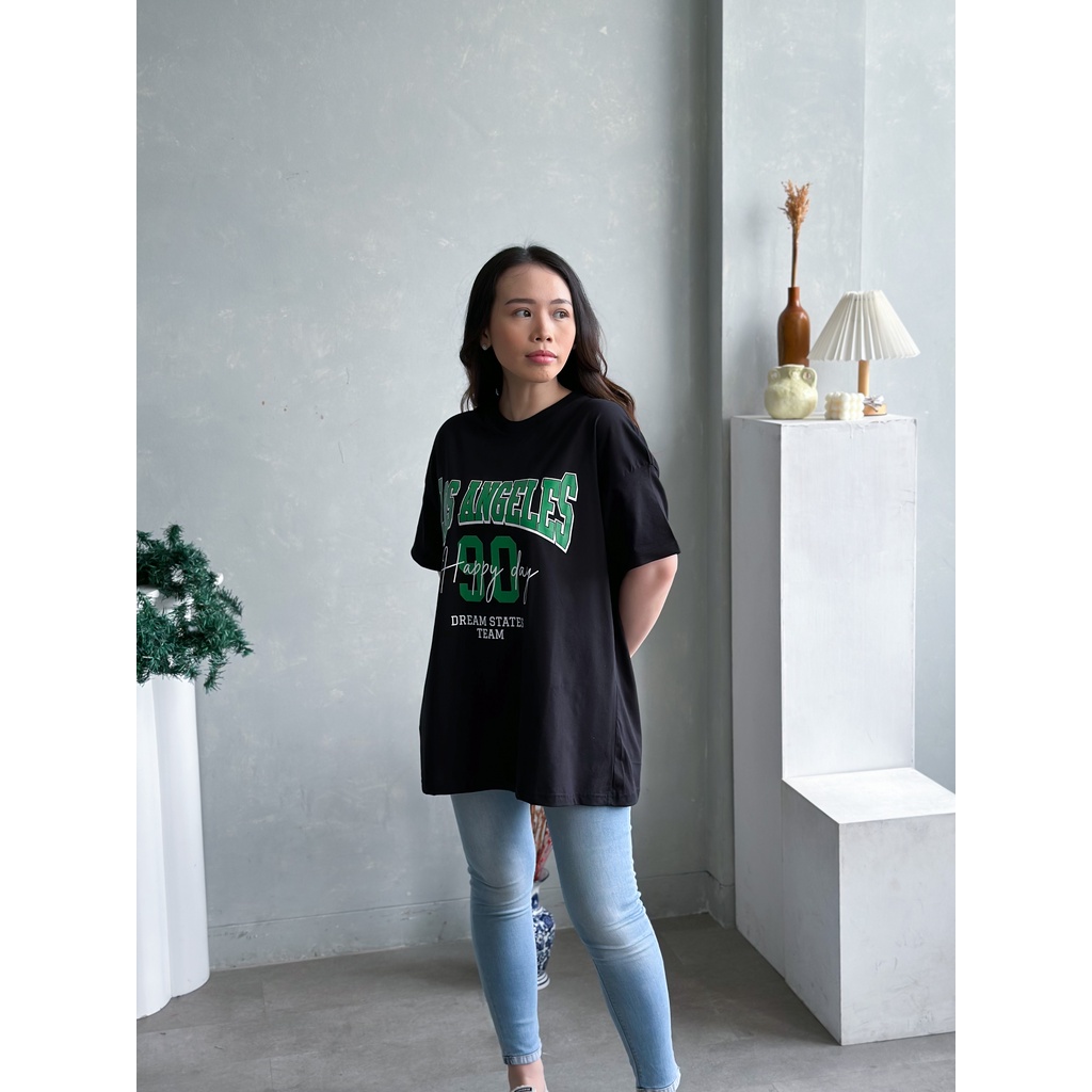 Kaos Wanita Ukuran Jumbo LD 120 XXXL Bahan Cotton Combed 30s