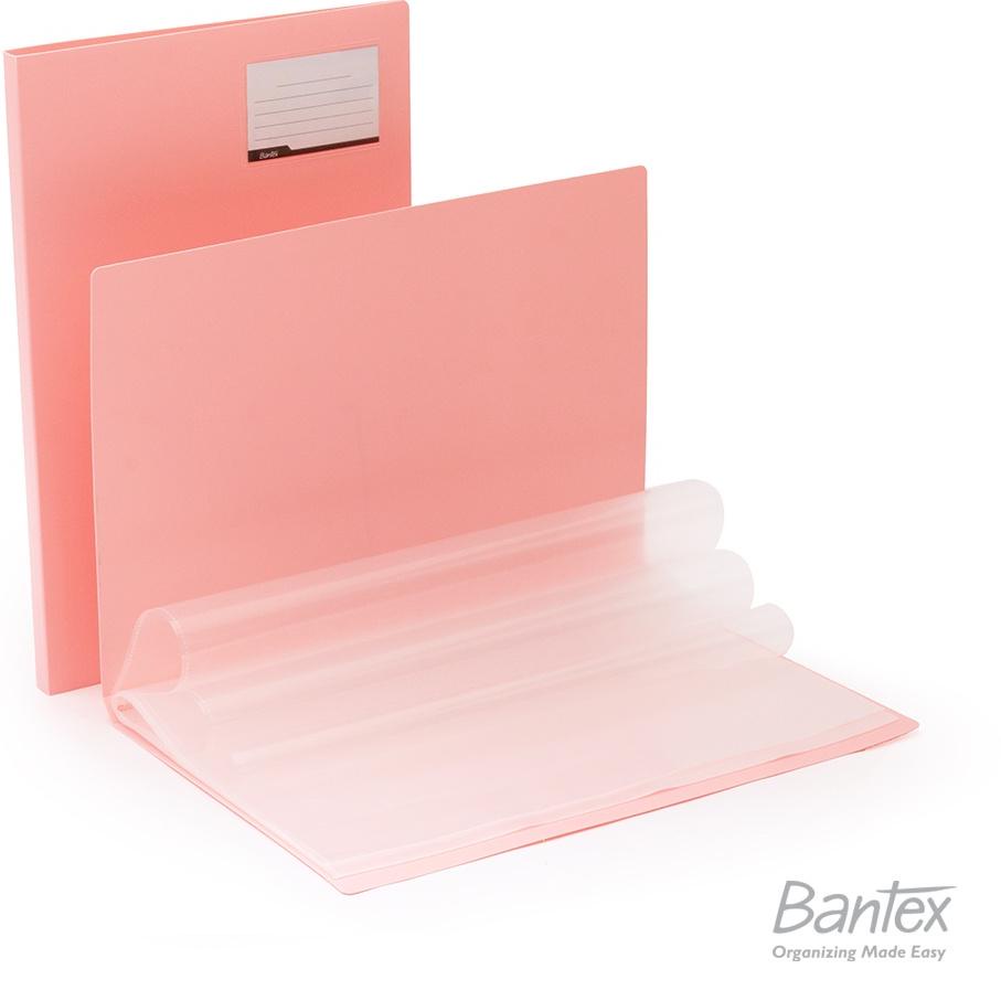 

Model Baru Bantex Display Book Clear Holder Folio F4 Pastel Color Musky Pink!