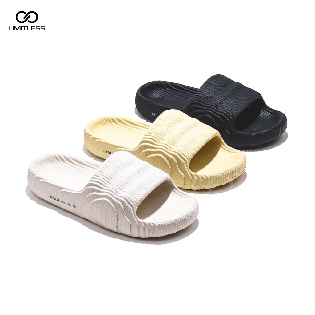 Sendal Wanita Selop ADILETTE Sandal Cewek Selop Terbaru Sandal Slop Wanita Hitam Polos Sangat Empuk