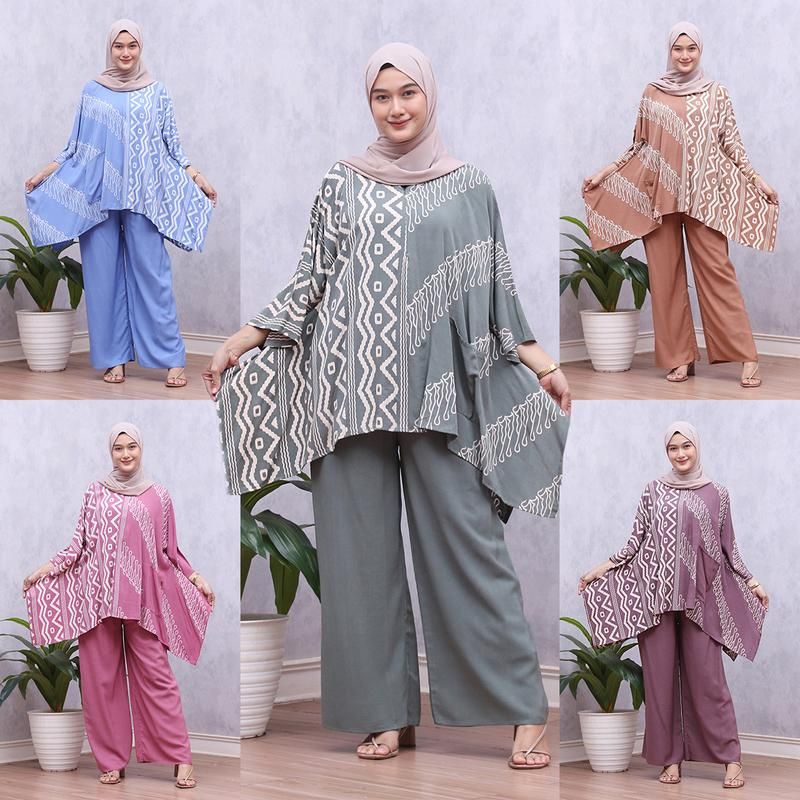 One Set Betwing Atas bawah / Setelan Waka Busui