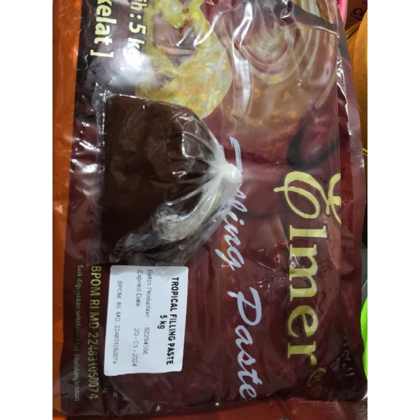 

Elmer tropical Selai filling coklat 250gr
