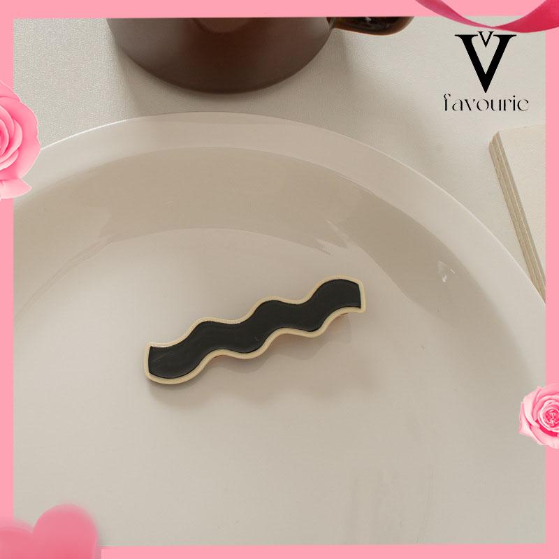 CODJepit Rambut Bentuk Papan Catur Warna Hitam Dan Putih Gaya Klasik Modern-FA