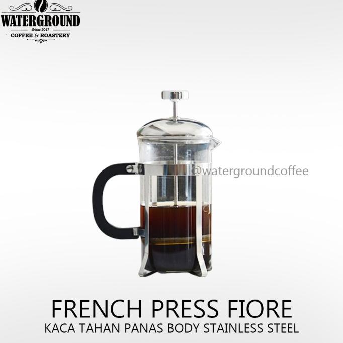 

[BISA COD] Florenza Coffee Plunger 6 CUP 600ml French Press Fiorenza 6cup