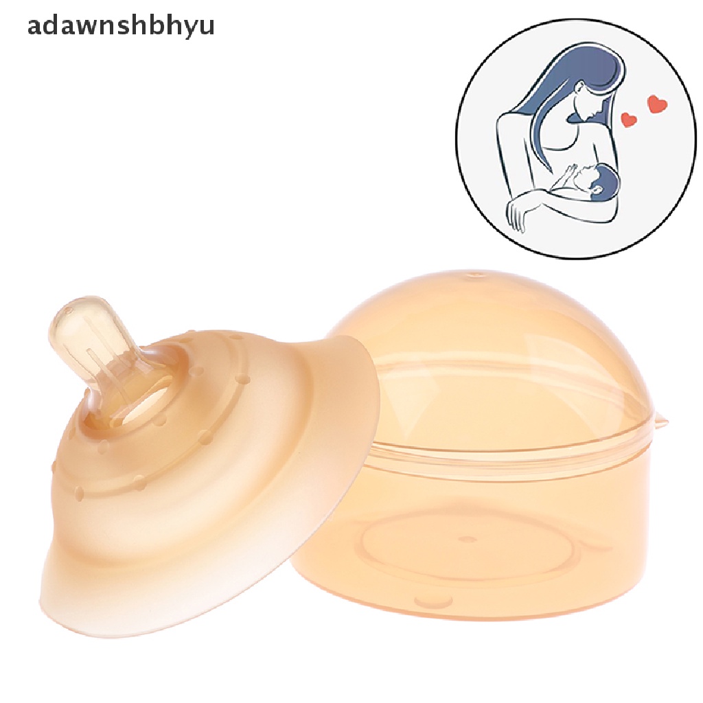 Adawnshbhyu 1PC Silikon Pelindung Puting Makan Ibu Nipple Shields Protection Cover ID