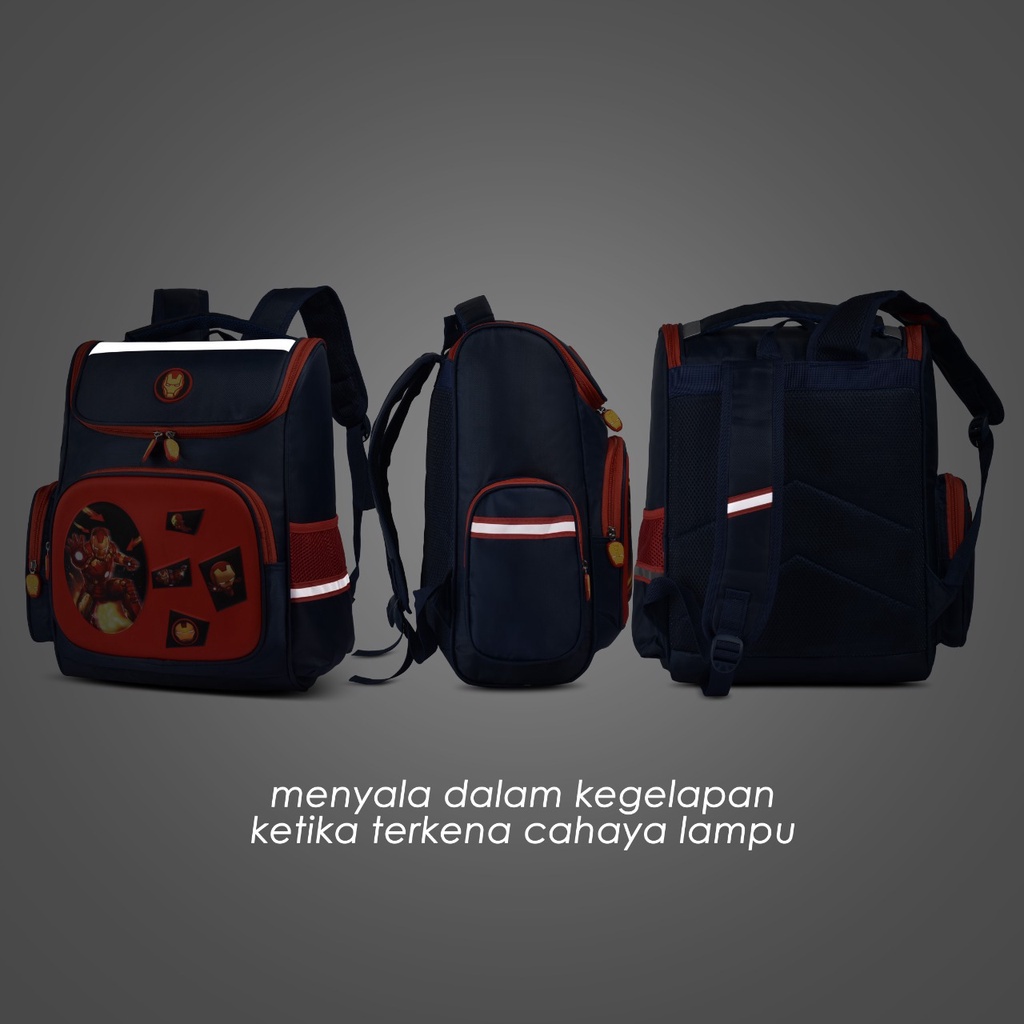 Tas Anak Laki-Laki Ransel Sekolah SD Karakter Tas Sekolah Cowok Ransel Anak Laki Cartoon 33001