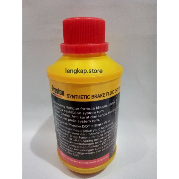 MINYAK REM PRESTON  300 ML BRAKE FLUID DOT 3