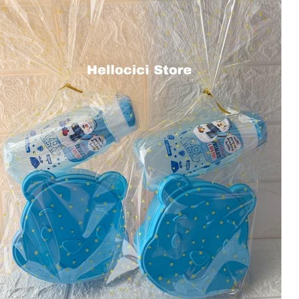 

PARCEL KOTAK MAKAN WINIE POOH + BOTOL TAKUMA KEMASAN ULTAH
