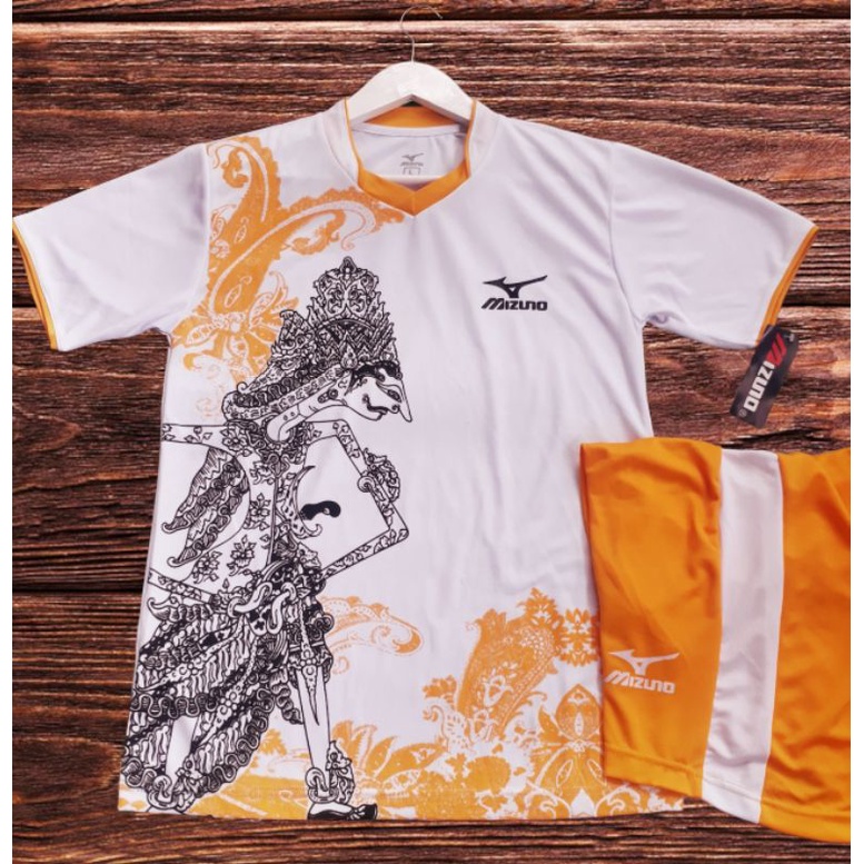 JERSEY BAJU KAOS OLAHRAGA BOLA FUTSAL BADMINTON COD 1SET DEWASA WAYANG BATIK PRODUK TERBARU