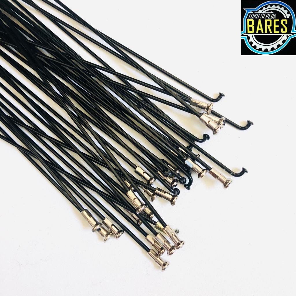 Ruji / Jari-Jari / Spoke Stainless 14G x 262 mm Hitam Sepeda MTB / Mini CTB 26