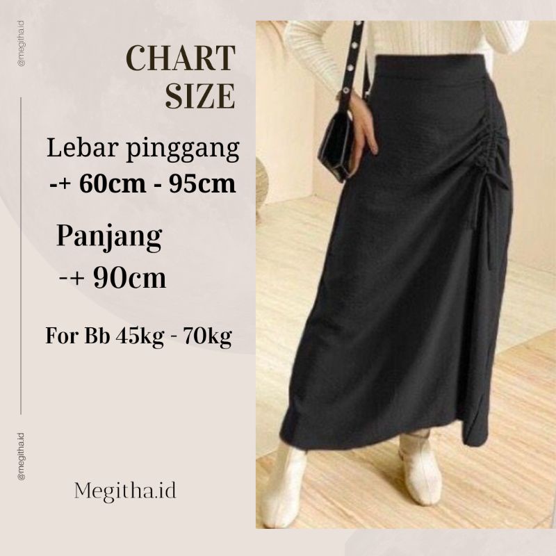 rok serut crinkle | crinkle skirt | serut serut airflow