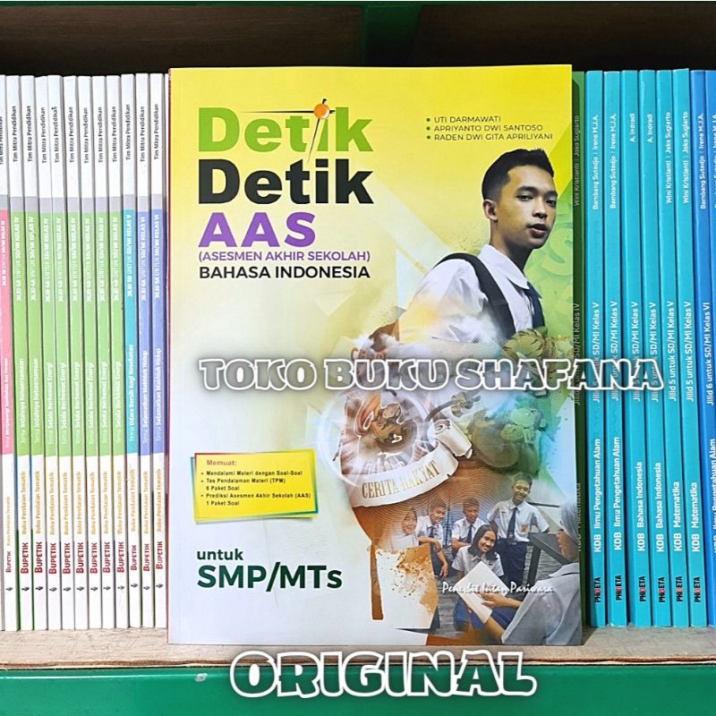 Terbaru Buku Detik Detik AAS Untuk SMP/MTs 2023 Intan Pariwara Dilengkapi Kunci Jawaban