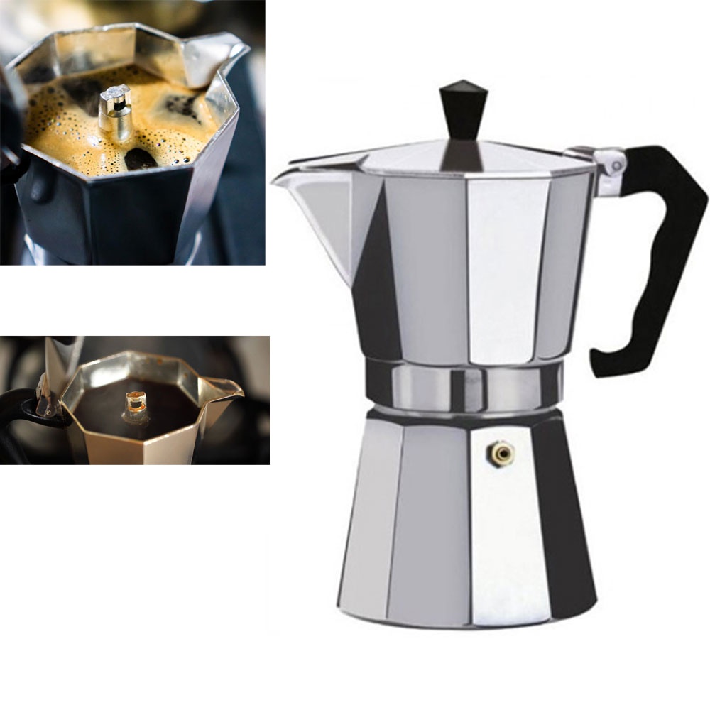 Espresso Coffee Maker Moka Pot - OMHZ2TSV Silver