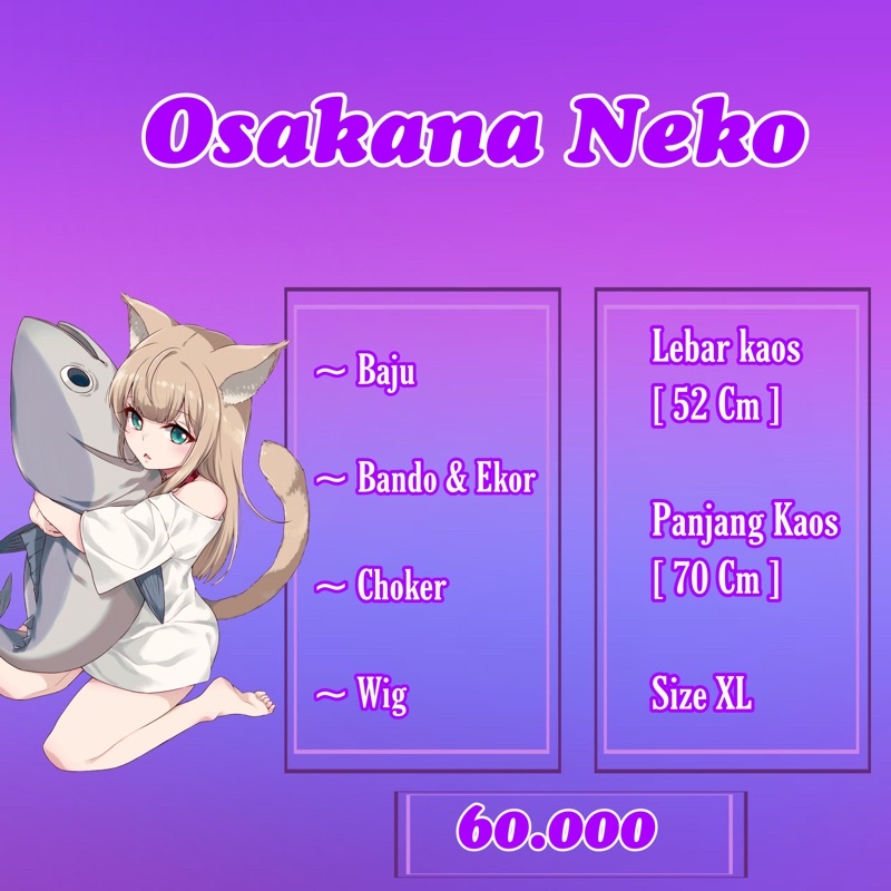 RENT KOSTUM OSAKANA NEKO