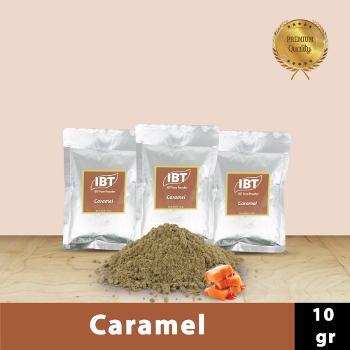 

Bahan Makanan Serbuk Bubuk Kue Caramel IBT Pure Powder Murni Sachet