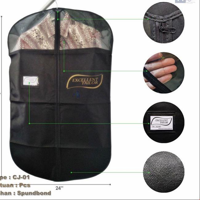 

セ Cover Jas Excellent Tailor Spundbond 0.65gsm dan mika 60x100cm ㊚