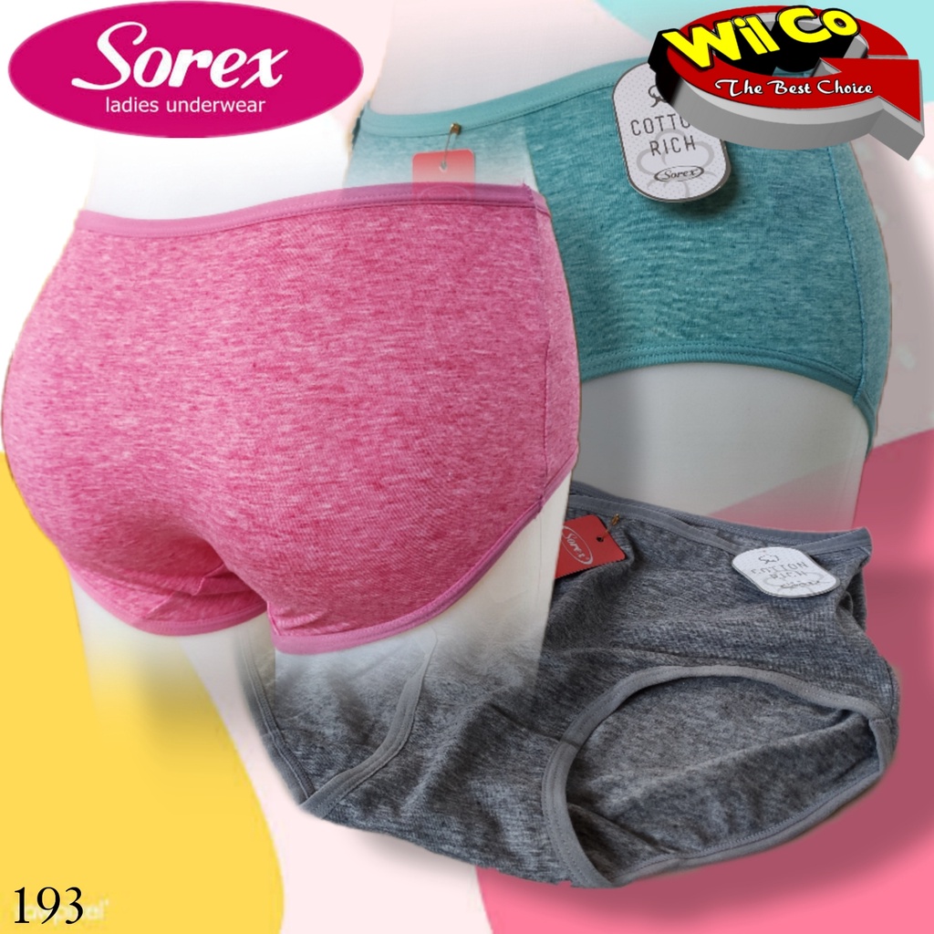 K193 - (Harga Per 1 Potong) CELANA DALAM WANITA PAKAIAN DALAM PAKAIAN WANITA CD SOREX MEDIUM SIZE M - XL