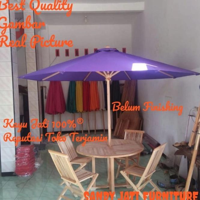 Meja Payung Kursi Cafe, Taman, Payung Kolam