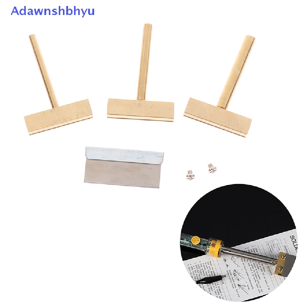 Adhyu T- Soldering Iron Tip Solder Tip 30W 40W 60W Untuk Reparasi Kabel Flex Layar LCD ID