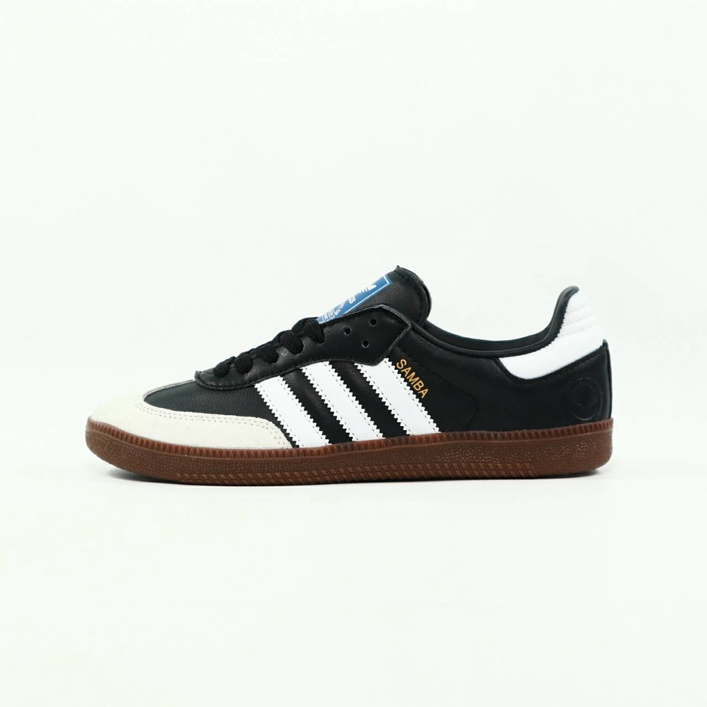 ADIDAS SAMBA VEGAN WHITE CORE BLACK GUM ORIGINAL BNIB  FULL TAG BARCODE