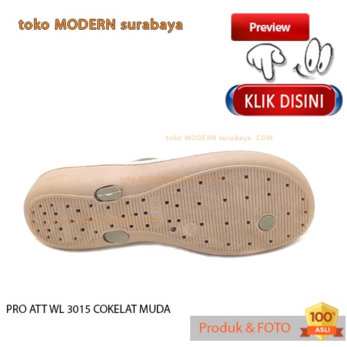 Sandal wanita sandal casual jepit karet PRO ATT WL 3015