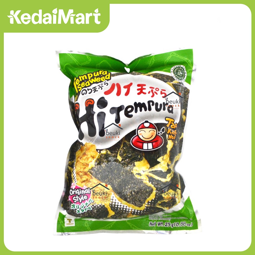 

Tao Kae Noi Tempura Seaweed Original 25 Gram