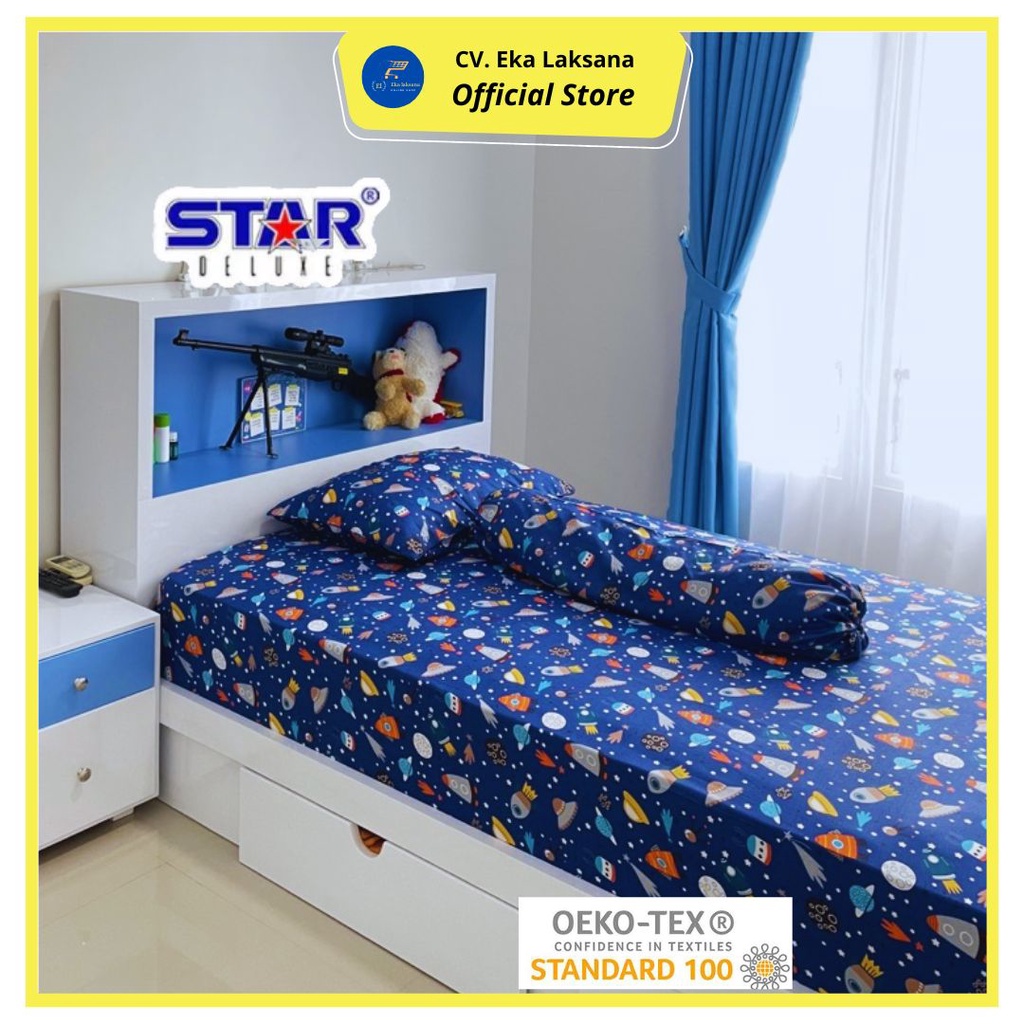 Sprei Star  Esra 120x200 160x200 180x200 Deluxe Collection Motif Anak