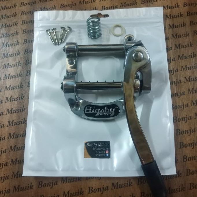 Sale Bridge Bigsby B 50 Vibrato Tailpiece Polishead Silver Alumuniun Chrome Termurah