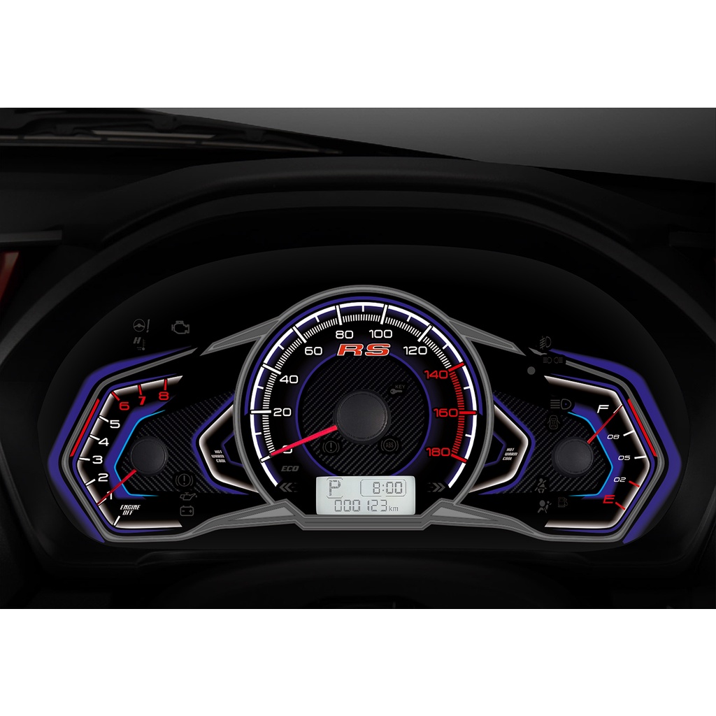 Custom Speedometer Brio/Mobilio Racing Blue