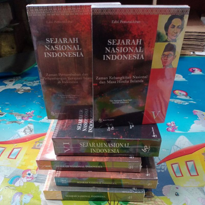 PAKET BUKU SEJARAH NASIONAL INDONESIA 1-2-3-4-5-6 KOMPLIT