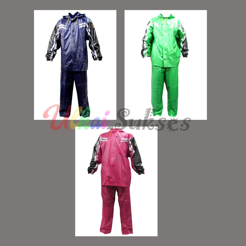 Jas Jaz Hujan Ujan Setelan Dewasa Pria Wanita Jaket Dan Celana Mantel Hujan Anti Tembus Air Dan Bau 