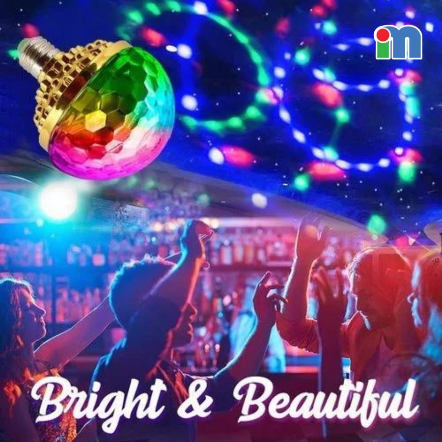 Colorful Light Ball - Lampu DISCO/LED Fitting Putar otomatis disko