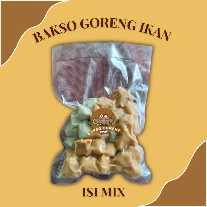 

BAKSO GORENG IKAN BASRENG RASA MIX ISI 40 PCS