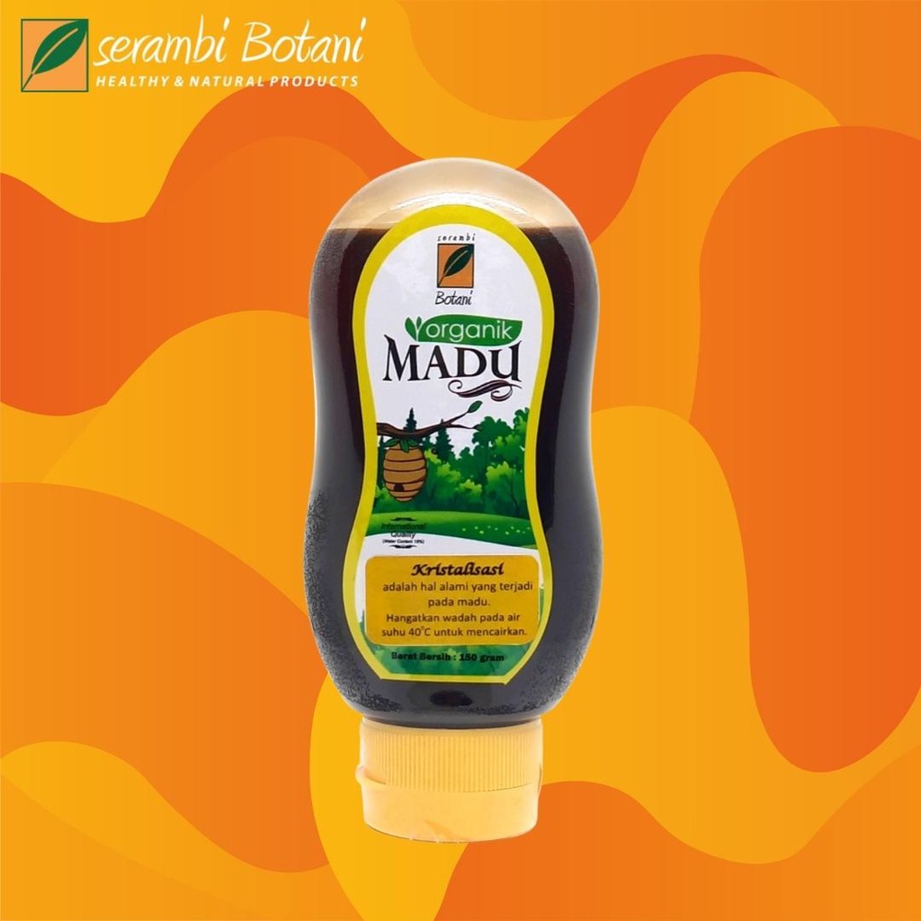 

Madu Murni Organik 150gr Standar Internasional Serambi Botani