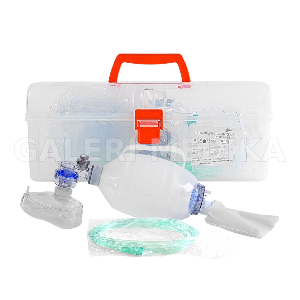 MPM Silicone Resuscitator Ambubag / Ambu bag