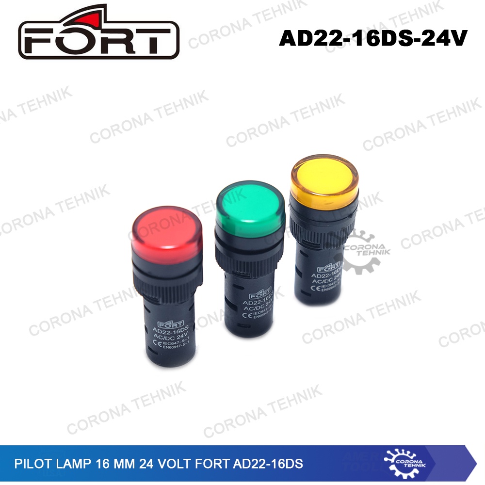 AD22-16DS - Pilot Lamp 16 mm FORT