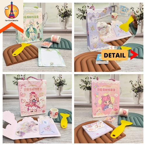

Paket Sticker Paper Bag QJF-D Lengkap Alat Perata Lucu Model Cewe Sweet Import Funny Fancy Stuff Best Gift Stationery For School Alat Tulis Kantor Sekolah Ready Grosir Kado Ulang Tahun READY COD