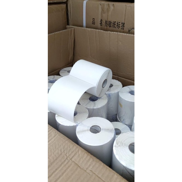 

KERTAS RESI LABEL THERMAL BARCODE ROLL A6 100X150MM ISI 350 PCS