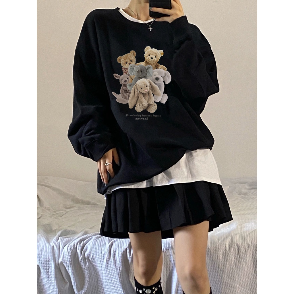 Sweater many dolls kaos oversize baju korean style wanita ootd A0384